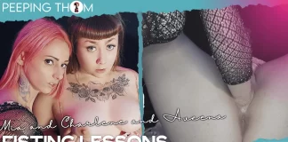 Peeping Thom - Teen Fisting Lessons - Mia Milf & Queen Charlene & Aveena VR Porn