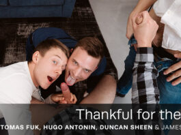VRG - Thankful For The Pie - Tomas Fuk & Hugo Antonin & Duncan Sheen & James Lewis VR Porn