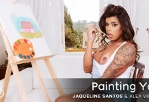 VRT - Painting You - Jaqueline Santos VR Porn