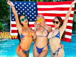 NaughtyAmericaVR - Sexy Trio Will End The Fourth Of July In A BANG VR Porn